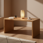 Handwoven Bamboo Japanese Eco Friendly Ambient Bedroom Table Lamp
