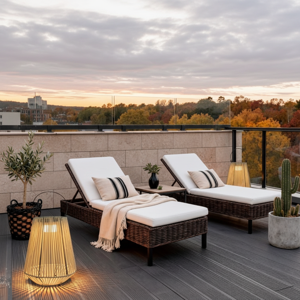 Handwoven Rattan Solar Portable Lantern — Retro Style Warm Ambient