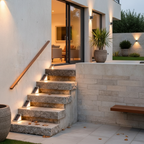 IP65 Warm White LED Outdoor Step Light — Low Profile Modern Garden