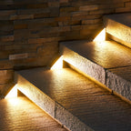 IP65 Warm White LED Outdoor Step Light — Low Profile Modern Garden