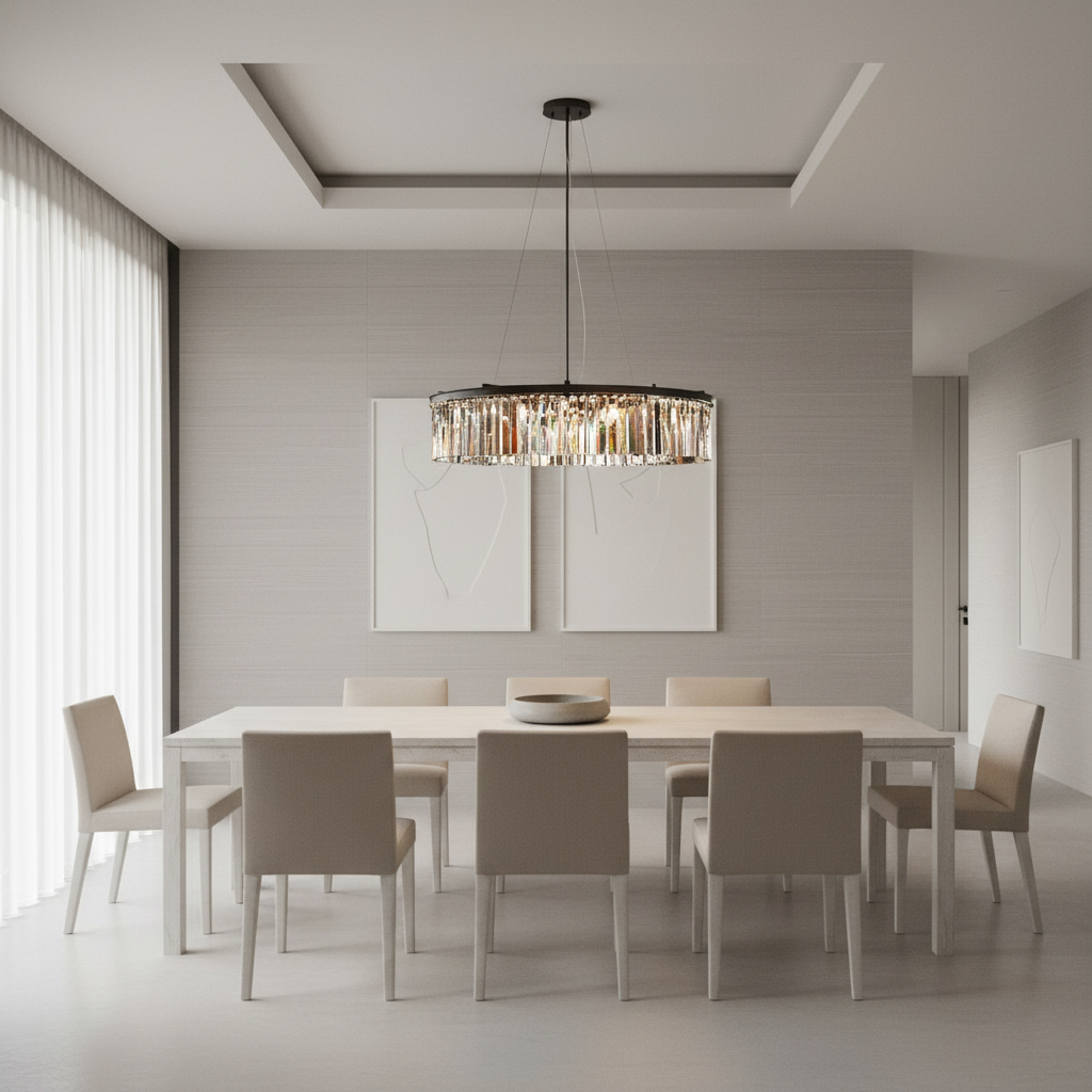 K9 Crystal American Style Pendant Chandelier — Elegant Retro Designer