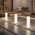 LED Colour Changing Hardwired Outdoor Floor Lamp — Remote Control Garden