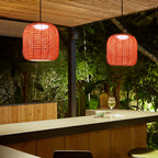 RattanGlow | Stylish Waterproof Outdoor Pendant Light Fixture 5