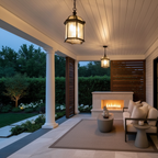 Retro Aluminium Outdoor Wall Light — IP54 E27 Ceiling or Pendant Style