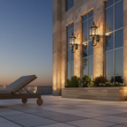Retro Aluminium Outdoor Wall Light — IP54 E27 Ceiling or Pendant Style