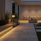 Rustic Bamboo Outdoor Pendant Wall Light — Modern LED Garden Patio