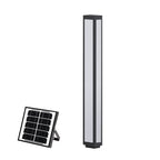 Solar Aluminium Garden Bollard Light — Weatherproof Modern Pathway
