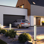 Solar Aluminium Garden Bollard Light — Weatherproof Modern Pathway