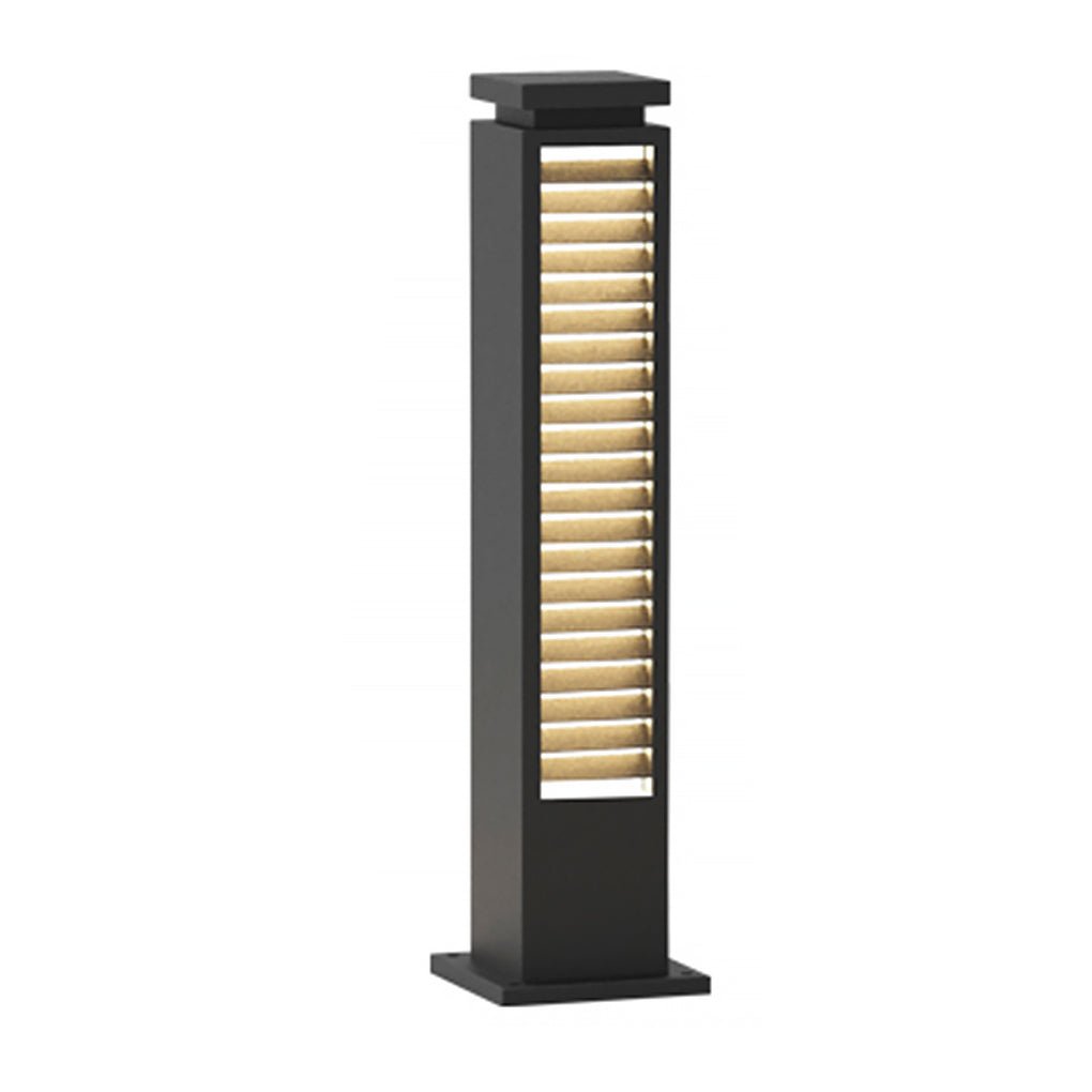 Solar Aluminium Outdoor Wall Light — IP54 Warm Ambient Hardwired Option