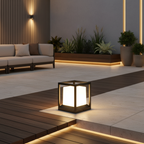 Solar Aluminium Pathway Garden Light — Warm White Waterproof Courtyard