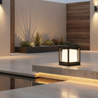 Solar Aluminium Pathway Garden Light — Warm White Waterproof Courtyard