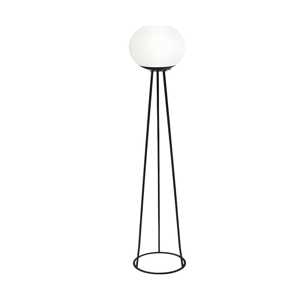 Solar Globe Shade Adjustable Colour Metal Outdoor Garden Floor Lamp