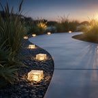 Solar Ice Cube Step Garden Light — Colour Changing RGB Waterproof