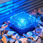CrystalGlow | Stylish Elegant Solar Garden Outdoor Ice Cube Light 6