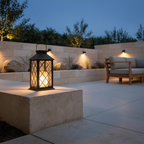Solar LED Candlestick Lantern — Y Frame Style Warm White Eco Friendly