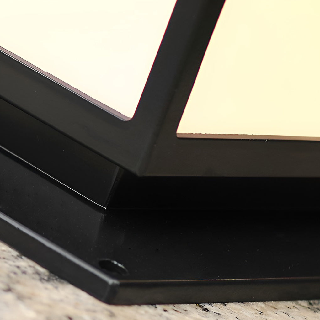 Solar Outdoor Garden Pillar Light — IP65 Modern Durable Hardwired Option