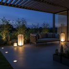 Solar Stainless Steel Portable LED Outdoor Lantern — USB Rechargeable