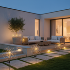 Solar Starburst Firework Effect Garden Light — Colour Changing LED