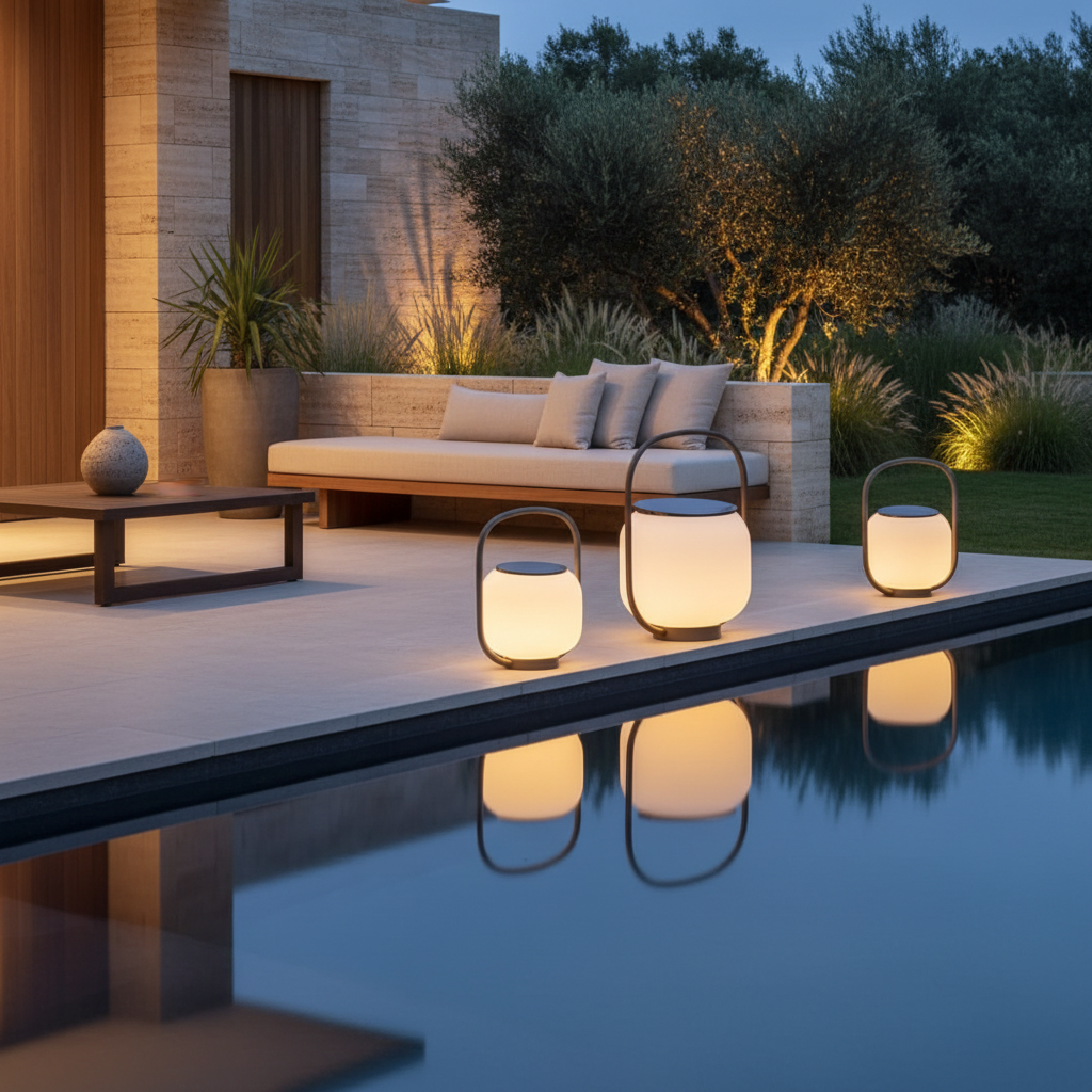 Solar Waterproof Portable Outdoor Lantern — Rechargeable Emergency Light