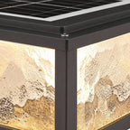 Modern Square Solar Garden Lights with Dual Power Options | Elegant Illumination for Pathways and Outdoor Spaces 4