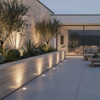 Stainless Steel In-Ground Garden Uplight — Warm White Low Voltage LED