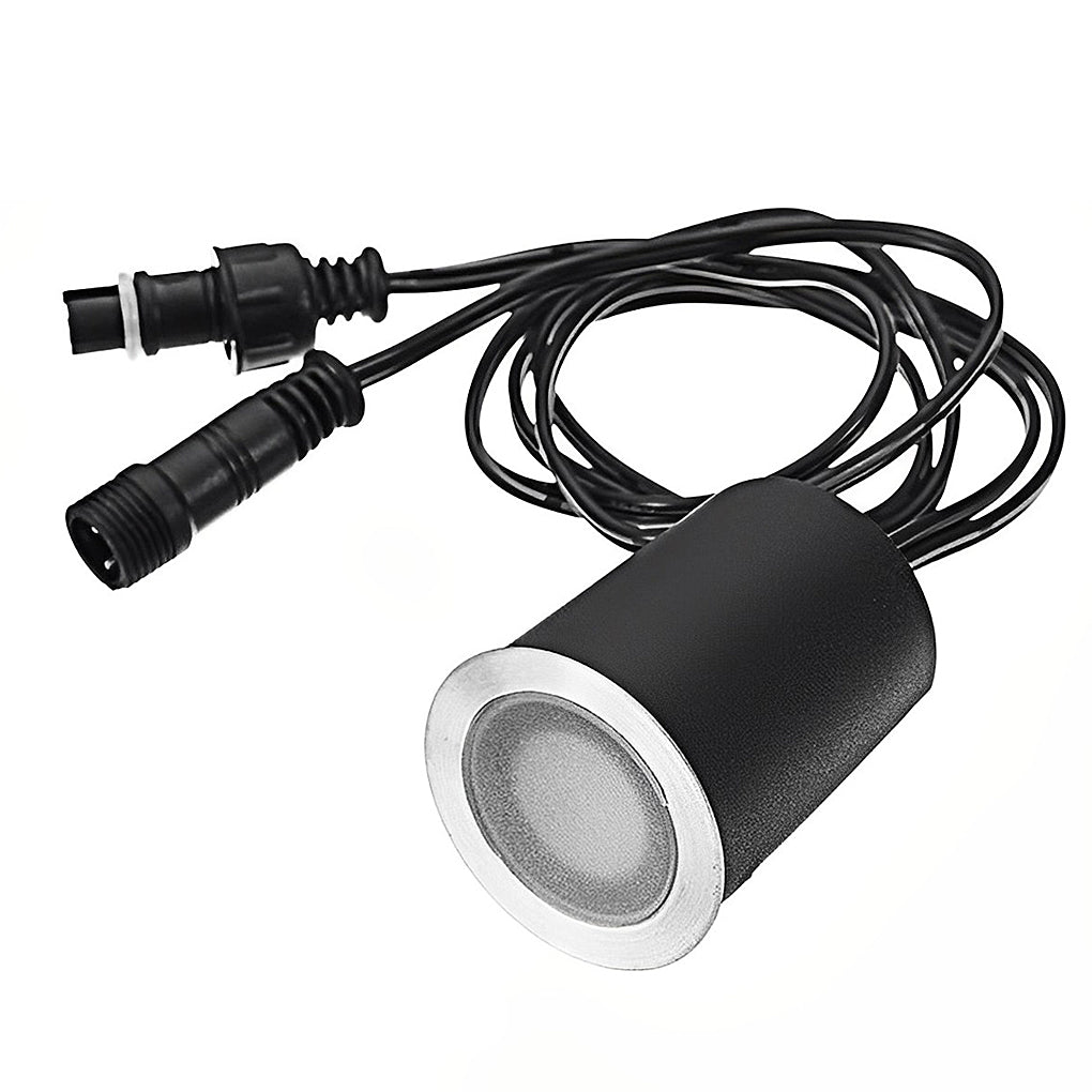 Stainless Steel In-Ground Garden Uplight — Warm White Low Voltage LED