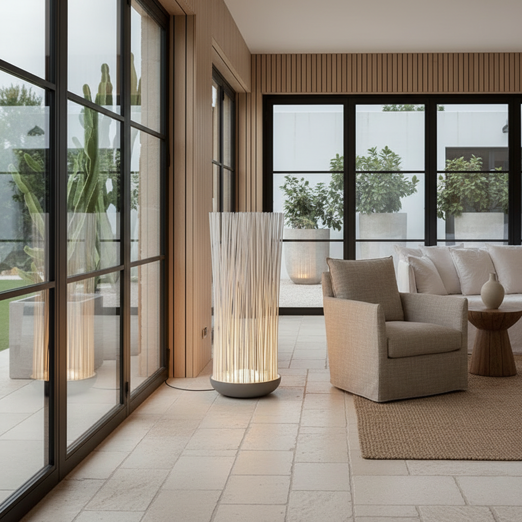 Stainless Steel IP54 Outdoor Garden Floor Lamp — Modern Landscape LED