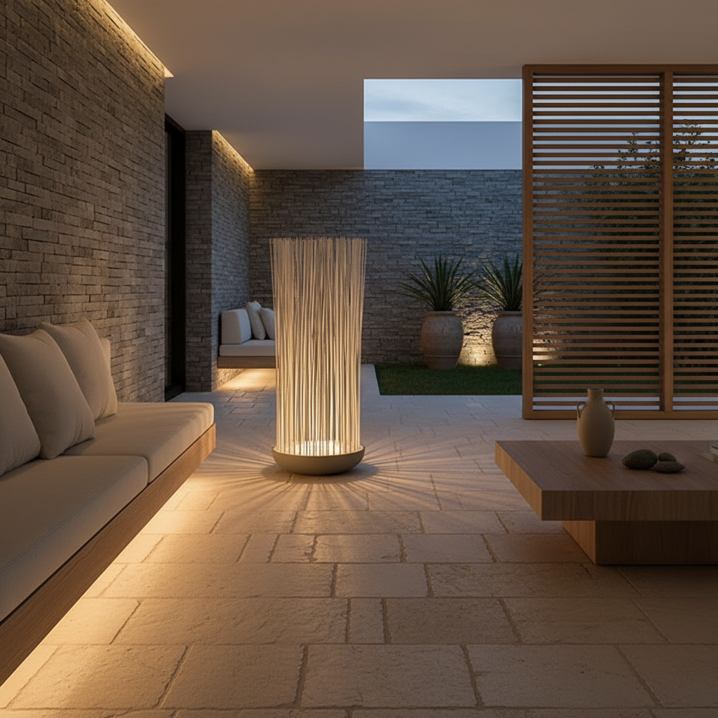 Stainless Steel IP54 Outdoor Garden Floor Lamp — Modern Landscape LED