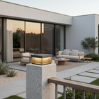 Stainless Steel Solar Flush Deck Light — Low Profile Industrial Black
