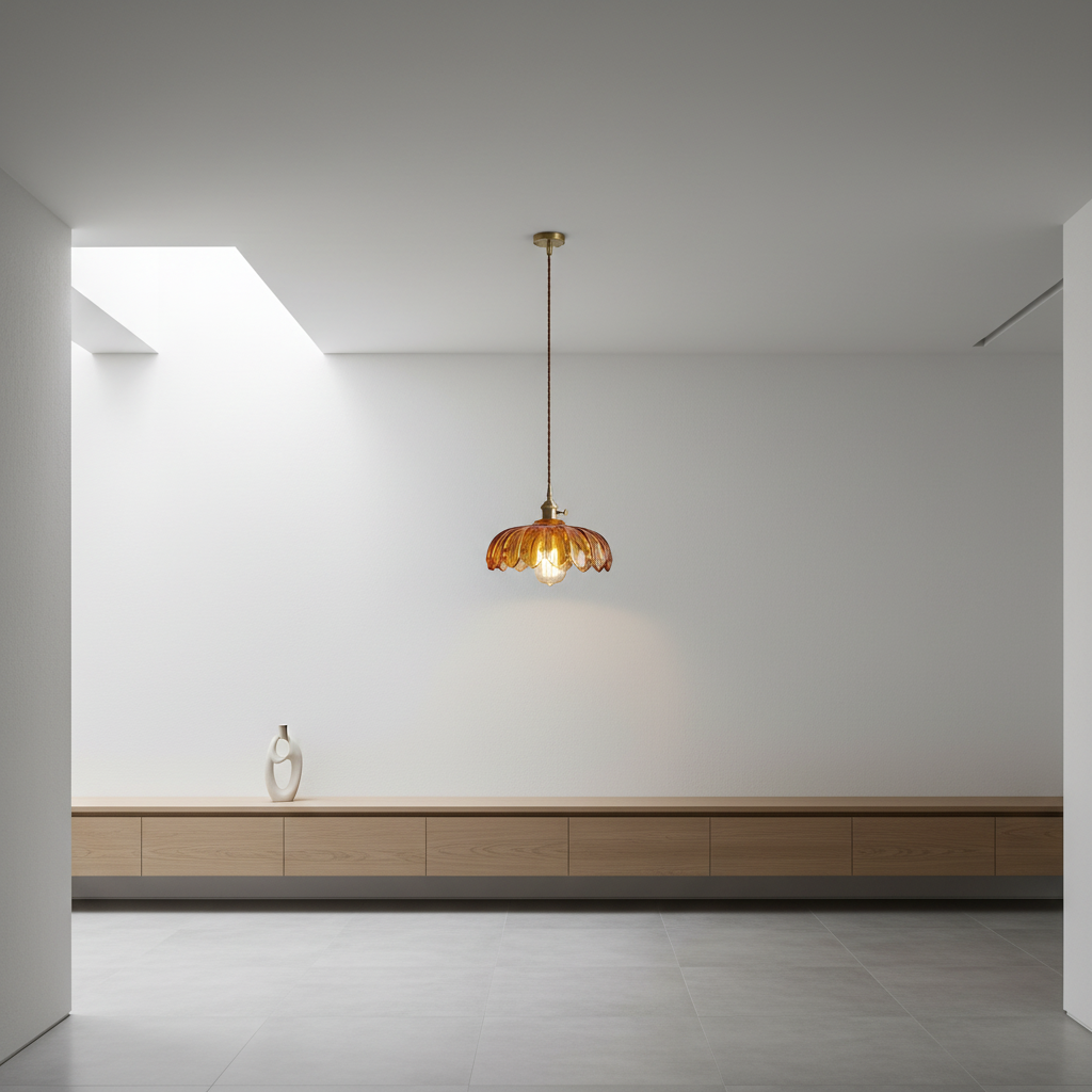 Transparent Glass Retro E27 Nordic Kitchen Pendant Light — Dining Room
