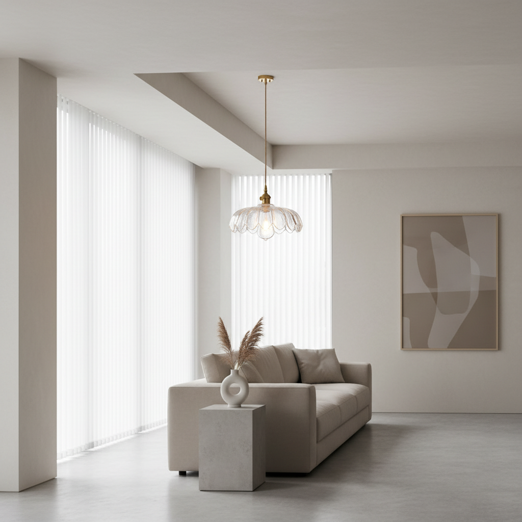 Transparent Glass Retro E27 Nordic Kitchen Pendant Light — Dining Room