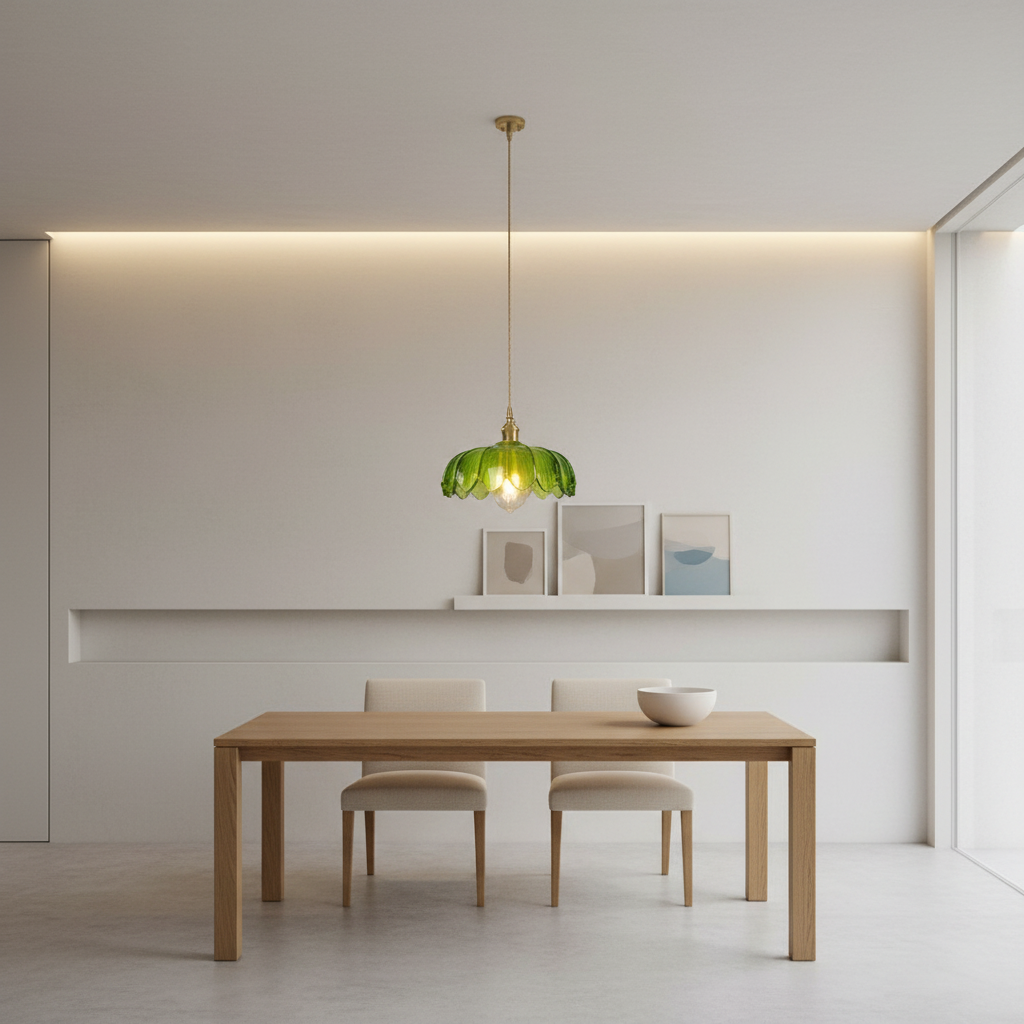 Transparent Glass Retro E27 Nordic Kitchen Pendant Light — Dining Room