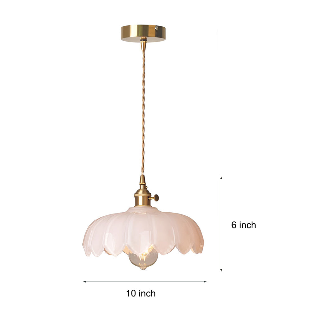 Transparent Glass Retro E27 Nordic Kitchen Pendant Light — Dining Room