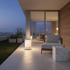 Twisted Metal Solar Garden Lantern — 3000K Warm White Hardwired Option