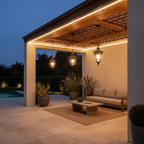 Vintage Aluminium Outdoor Pendant Wall Light — Adjustable Chain Energy Saving