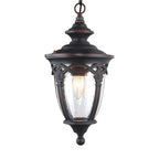 Vintage Aluminium Outdoor Pendant Wall Light — Adjustable Chain Energy Saving
