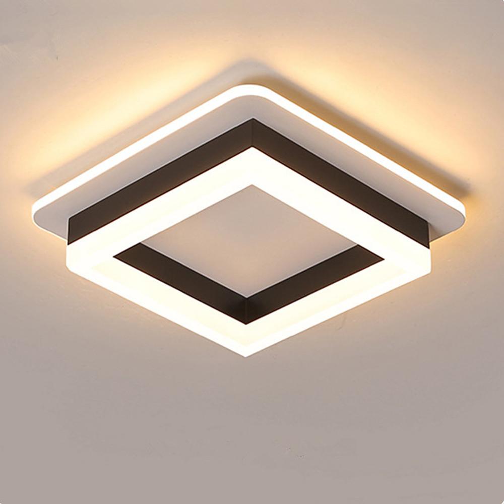 White Adjustable Colour Temperature LED Flush Mount Ceiling Light