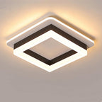 White Adjustable Colour Temperature LED Flush Mount Ceiling Light