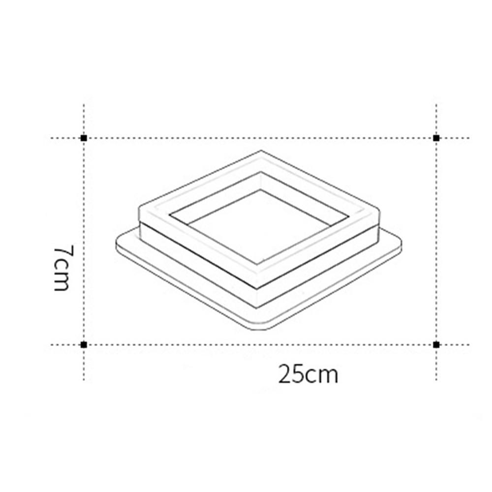 White Adjustable Colour Temperature LED Flush Mount Ceiling Light