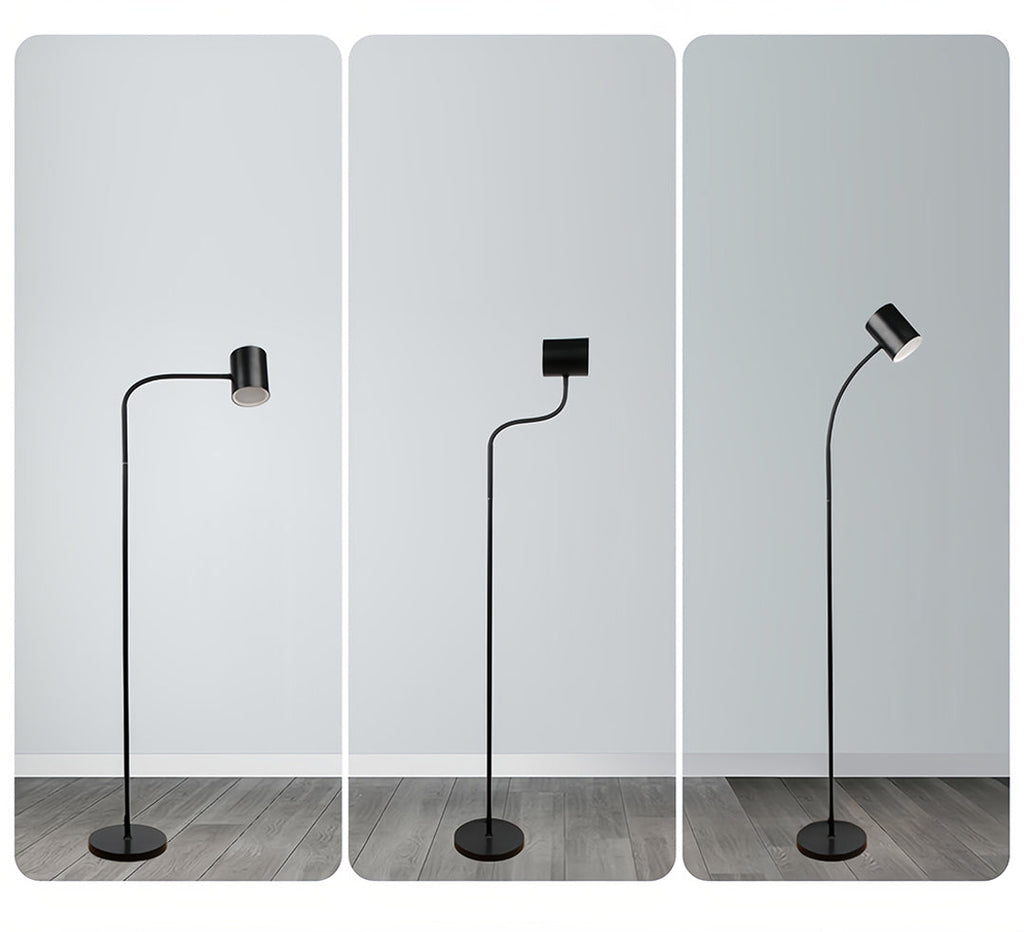 Luminara | Modern Adjustable Black Floor Lamp for Living Room Lighting 4