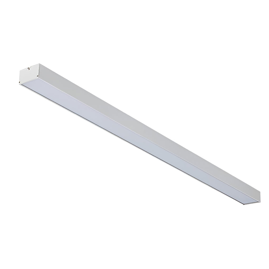 White Aluminium Cool White LED Pendant Light — Commercial Kitchen Ceiling