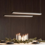 White Aluminium Cool White LED Pendant Light — Commercial Kitchen Ceiling