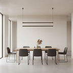 White Aluminium Cool White LED Pendant Light — Commercial Kitchen Ceiling
