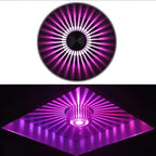 White Aluminium Sunburst LED Flush Mount Ceiling Light — Contemporary