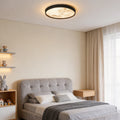 White Artistic High Brightness LED Flush Mount Ceiling Light — Modern