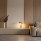 White Dimmable Colour Changing Portable Mushroom Cordless Table Lamp