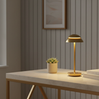 White Mushroom Touch Control Dimmable Rechargeable Battery Table Lamp