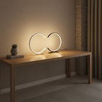 White Touch Control Adjustable Colour Temperature Modern LED Desk Lamp