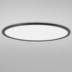 White Ultra-Thin Round Dimmable LED Flush Mount Ceiling Light — Modern
