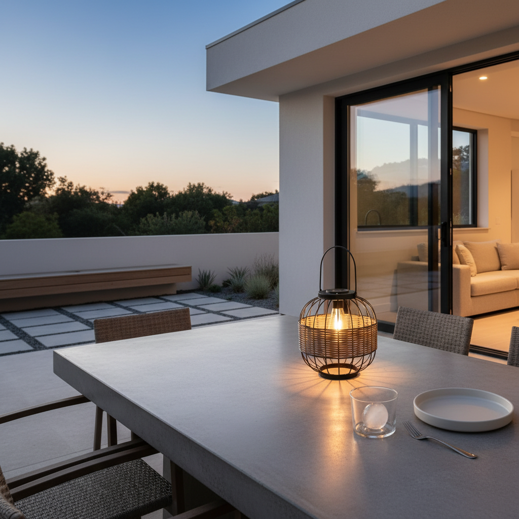 Wicker Solar Hanging Lantern — Eco Friendly Warm Glow Decorative